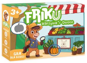Gra FRIKU Warzywa i Owoce. Wydawca: Kangur. Multiszop.pl Opakowanie Gra FRIKU Warzywa i Owoce