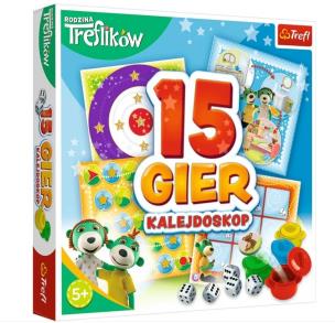 Gra Kalejdoskop 15 Trefliki 02823. Wydawca: Trefl PAP. Multiszop.pl Opakowanie Gra Kalejdoskop 15 Trefliki 02823