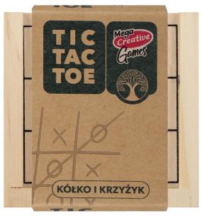Opakowanie Gra Kółko i krzyżyk drewniana