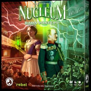 GRA Nucleum: Rada postępu. Wydawca: Rebel. Multiszop.pl Opakowanie GRA Nucleum: Rada postępu