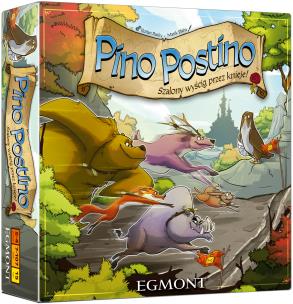 Gra Pino Postino. Autor: Florian Racky. Multiszop.pl Okładka książki Gra Pino Postino
