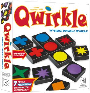 Gra Qwirkle. Autor: Ross McKinley Susan. Multiszop.pl Okładka książki Gra Qwirkle