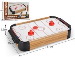 Opakowanie Gra stołowa hokej na lodzie drewniana 57x31x9,5cm