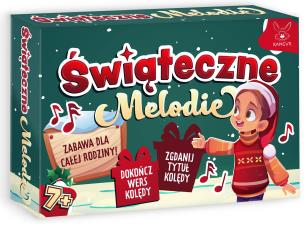 Gra Świąteczne Melodie. Wydawca: Kangur. Multiszop.pl Opakowanie Gra Świąteczne Melodie