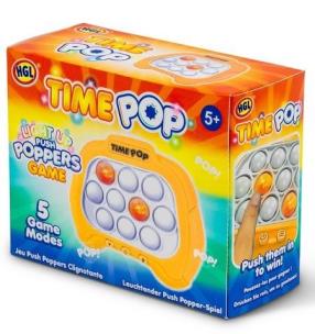 Opakowanie Gra Time Pop Light Up Push Popper Pomarańczowa