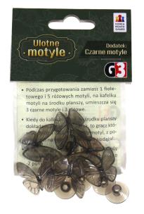 Gra Ulotne motyle: dodatek Czarne motyle. Wydawca: G3. Multiszop.pl Opakowanie Gra Ulotne motyle: dodatek Czarne motyle