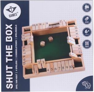Gra w kości Shut The Box. Wydawca: Quint. Multiszop.pl Opakowanie Gra w kości Shut The Box