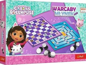 Opakowanie Gra Warcaby i Młynek Gabby's Dollhouse 02800
