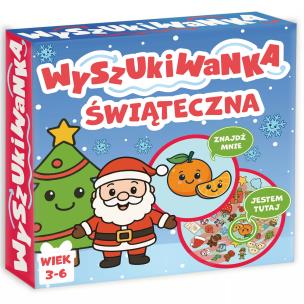 Gra Wyszukiwanka Świąteczna. Wydawca: Kangur. Multiszop.pl Opakowanie Gra Wyszukiwanka Świąteczna