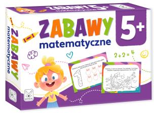 Gra Zabawy Matematyczne 5+. Wydawca: Kangur. Multiszop.pl Opakowanie Gra Zabawy Matematyczne 5+