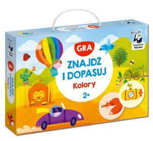 Opakowanie Gra Znajdź i dopasuj Kolory Kapitan Nauka