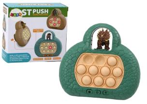 Gra Zręcznościowa pop It dinozaur konsola 4 tryby. Wydawca: Leantoys. Multiszop.pl Opakowanie Gra Zręcznościowa pop It dinozaur konsola 4 tryby
