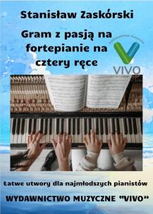 Okładka książki Gram z pasją na fortepianie na cztery ręce