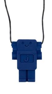 Opakowanie Gryzak antystresowy naszyjnik - robot granatowy