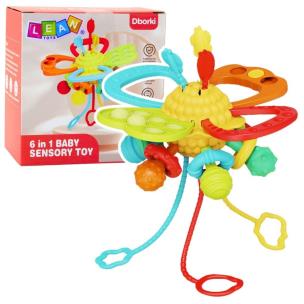Gryzak sensoryczny 6w1. Wydawca: Leantoys. Multiszop.pl Opakowanie Gryzak sensoryczny 6w1