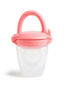 Opakowanie Gryzak silikonowy do podawania pokarmu Munchkin różowy