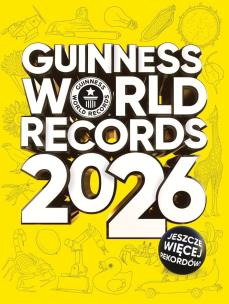 Okładka książki Guiness World Records 2026. Księga Rekordów Guinessa 2026. Edycja polska
