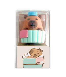 Opakowanie Gumka do mazania 3D Kapibara kąpiel