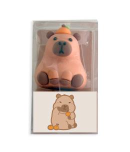 Opakowanie Gumka do mazania 3D Kapibara pomarańcza