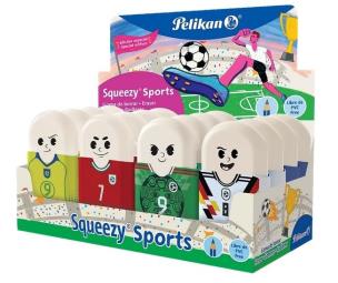 Opakowanie Gumka do ścierania Squeezy Sports (16szt) PELIKAN