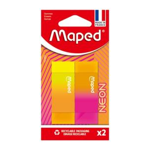 Gumka Neon 2szt MAPED. Wydawca: Maped. Multiszop.pl Opakowanie Gumka Neon 2szt MAPED