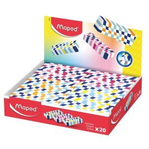 Opakowanie Gumka Playful szachownica (20szt) MAPED