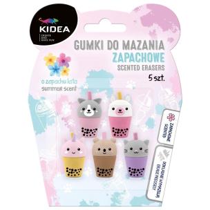 Opakowanie Gumki do mazania zapachowe Shake 5szt KIDEA