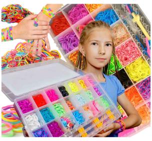 Opakowanie Gumki do robienia bransoletek SN012  AN01