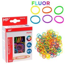 Opakowanie Gumki recepturki kolorowe fluor 30x1,5mm 60g