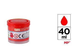 Opakowanie Gwasz płynny czerwony 40ml (6szt)