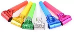 Opakowanie Gwizdki holograficzne multikolor 6szt