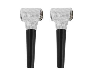 Opakowanie Gwizdki holograficzne srebrne 100szt