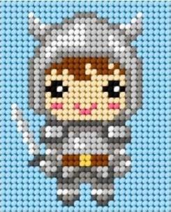 Opakowanie Haft. Moje pierwsze wyszywanie - Rycerz