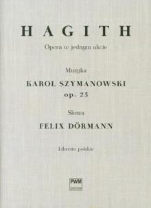 Okładka książki Hagith. Opera w jednym akcie, libretto polskie