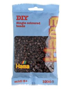Opakowanie Hama Midi Koraliki w woreczku 1000 brązowe