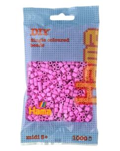 Opakowanie Hama Midi Koraliki w woreczku 1000 różowe pastelowe