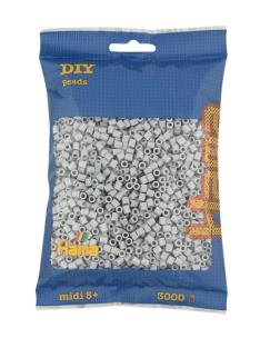 Opakowanie Hama Midi Koraliki w woreczku 3000 jasny szary