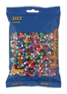 Opakowanie Hama Midi Koraliki w woreczku 3000 kolorowe