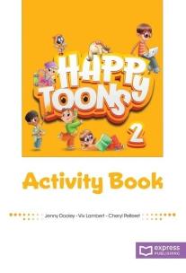 Okładka książki Happy Toons 2 edycja międzyna. AB + DigiBook (kod)