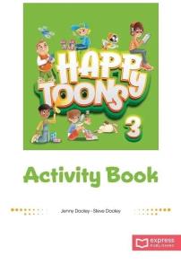 Okładka książki Happy Toons 3 ed. międzynar. AB + DigiBook (kod)
