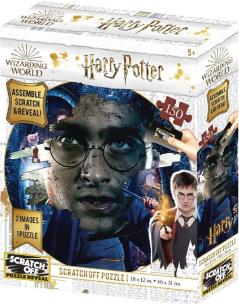 Opakowanie Harry Potter: Magiczne puzzle-zdrapka - Harry (150 elementów)