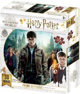 Opakowanie Harry Potter: Magiczne puzzle - Złota Trójka (500 elementów)