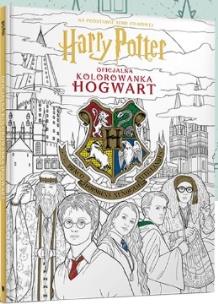 Okładka książki Harry Potter. Oficjalna kolorowanka. Hogwart