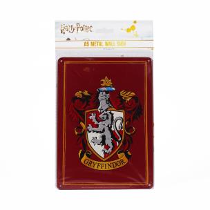 Harry Potter Tabliczka metalowa Herb Gryffindoru. Wydawca: Half Moon Bay. Multiszop.pl Opakowanie Harry Potter Tabliczka metalowa Herb Gryffindoru