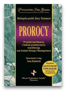 Okładka książki Hebrajsko-polski stary testament Prorocy