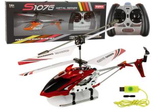 Helikopter R/C z żyroskopem Syma S107G czerwony. Wydawca: Leantoys. Multiszop.pl Opakowanie Helikopter R/C z żyroskopem Syma S107G czerwony