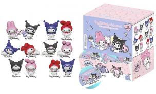 Opakowanie Hello Kitty Kuromi&Melody zawieszka mix