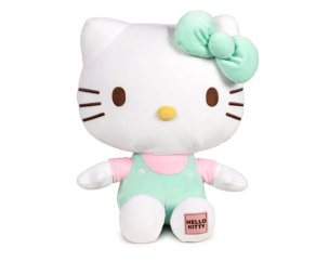 Hello Kitty. Plusz z naszywką 20cm zielony. Wydawca: EPEE. Multiszop.pl Opakowanie Hello Kitty. Plusz z naszywką 20cm zielony