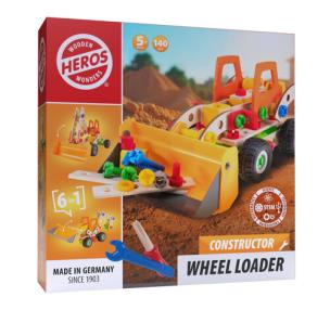 Opakowanie Heros Klocki konstrukcyjne koparko-ładowarka 6w1, 140 el.