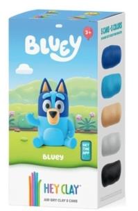 Opakowanie Hey Clay - Figurka Bluey + akcesoriami 5pak